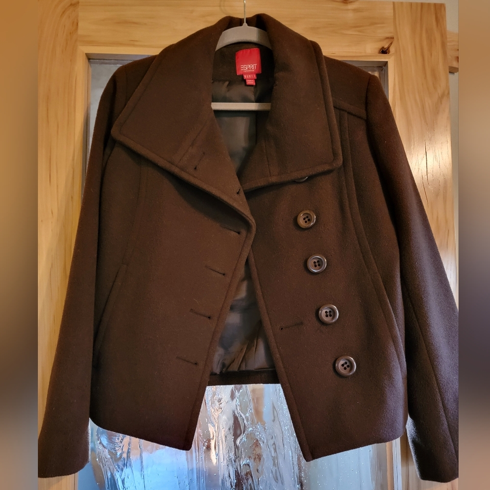 Women's Esprit Brown Peacoat
